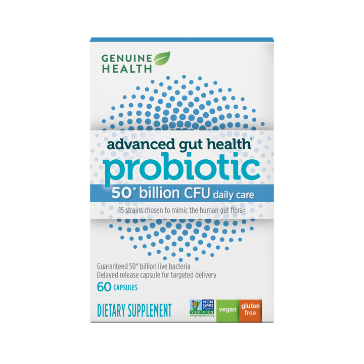 Genuine Health extra-strength probiotic  50 billion |60 capsules