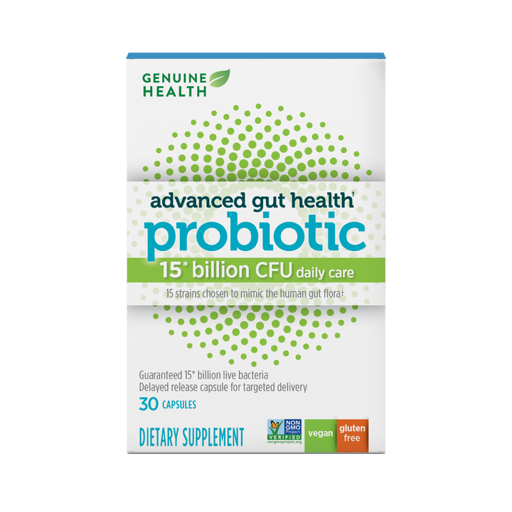Genuine Health gentle-care probiotic 15 billion|30 capsule