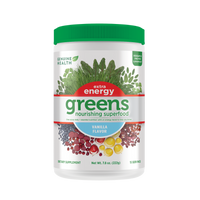Genuine Health greens+ extra energy vanilla |222g